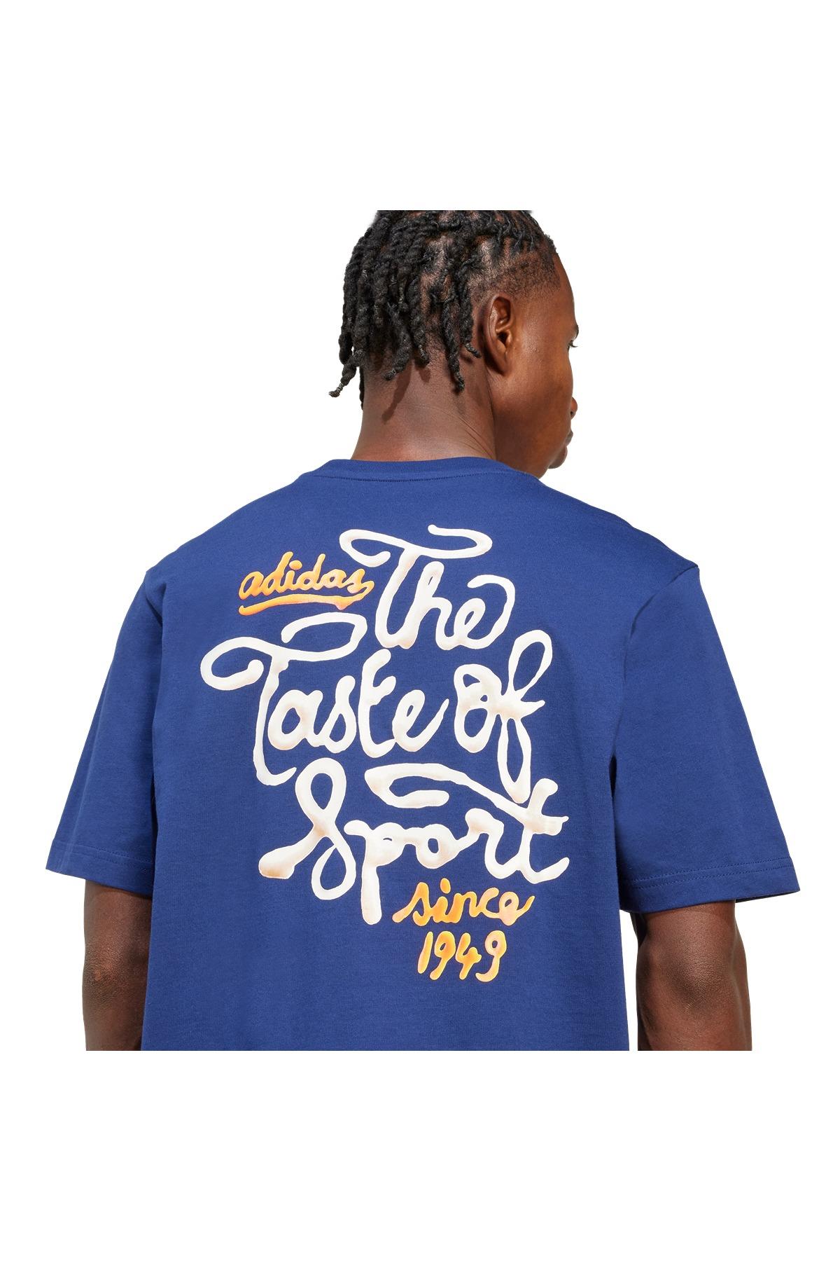 adidas Erkek  Mavi  T-shirt M SAUCE T JM6465