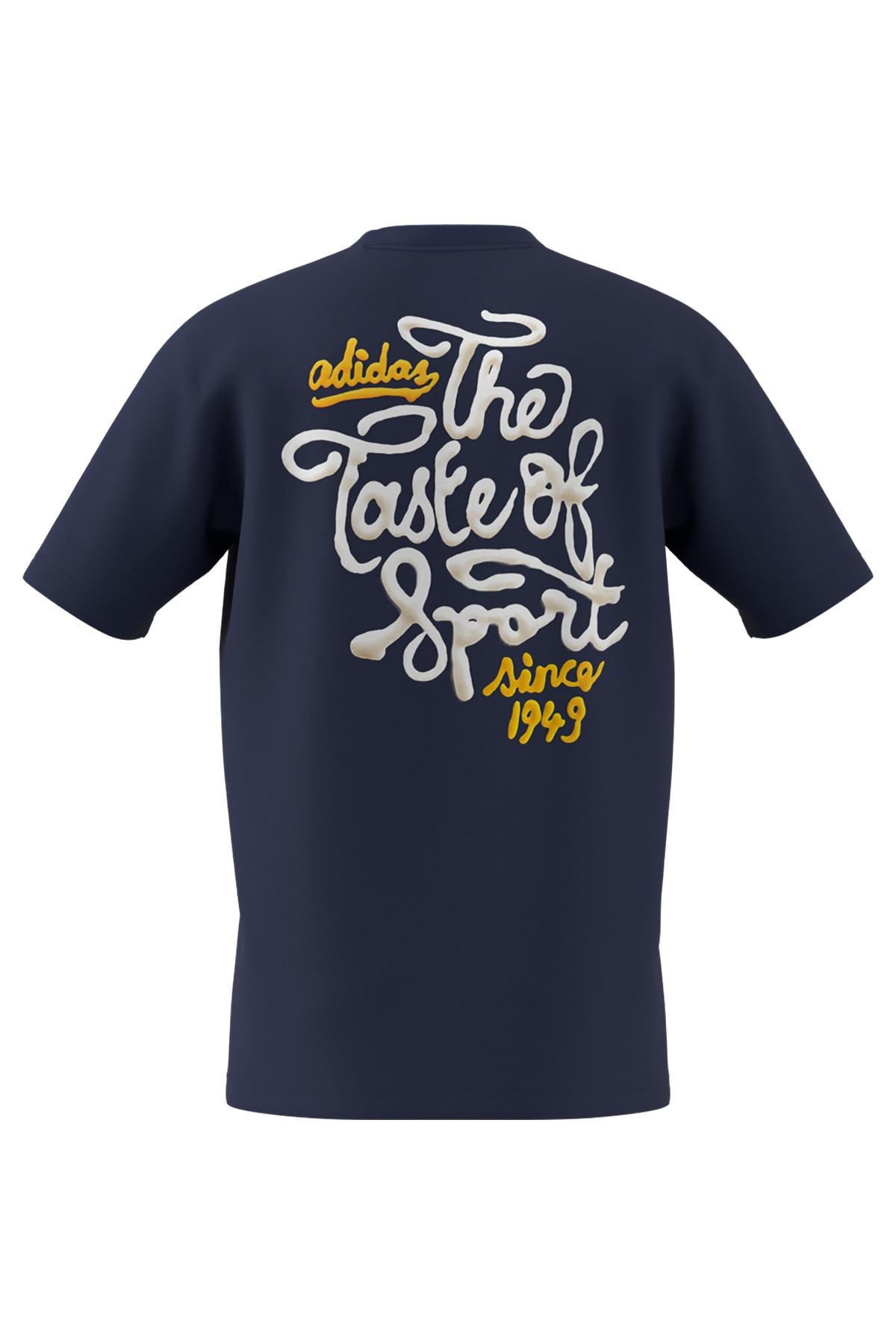adidas Erkek  Mavi  T-shirt M SAUCE T JM6465