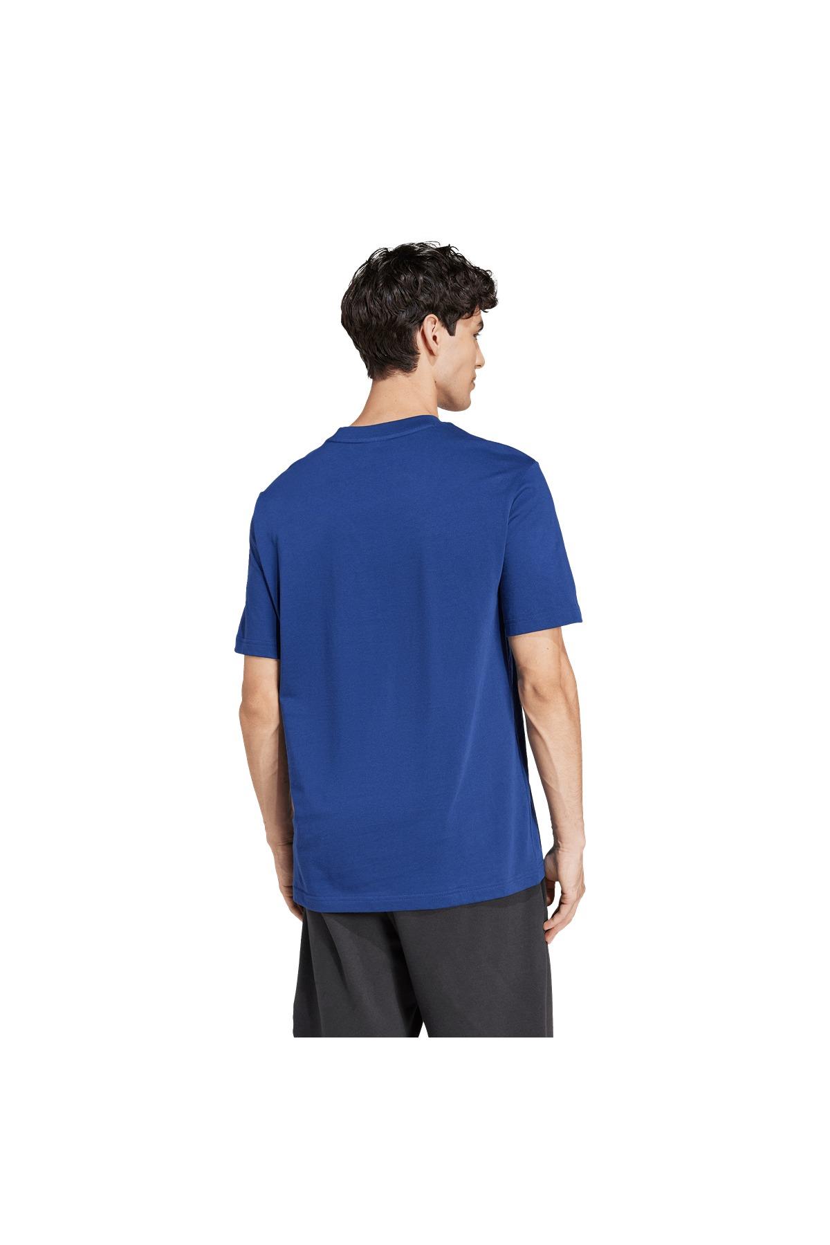 adidas Erkek  Mavi  T-shirt M SL SJ T JF1093