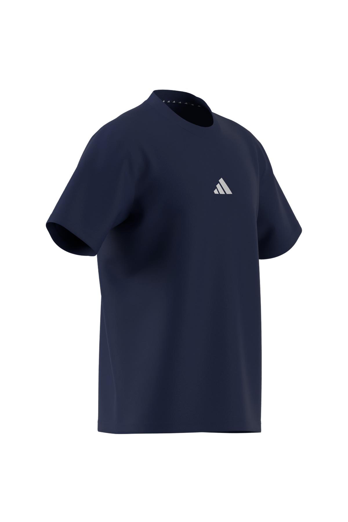 adidas Erkek  Mavi  T-shirt M SL SJ T JF1093