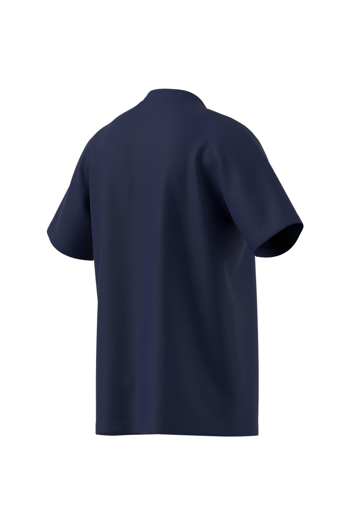 adidas Erkek  Mavi  T-shirt M SL SJ T JF1093