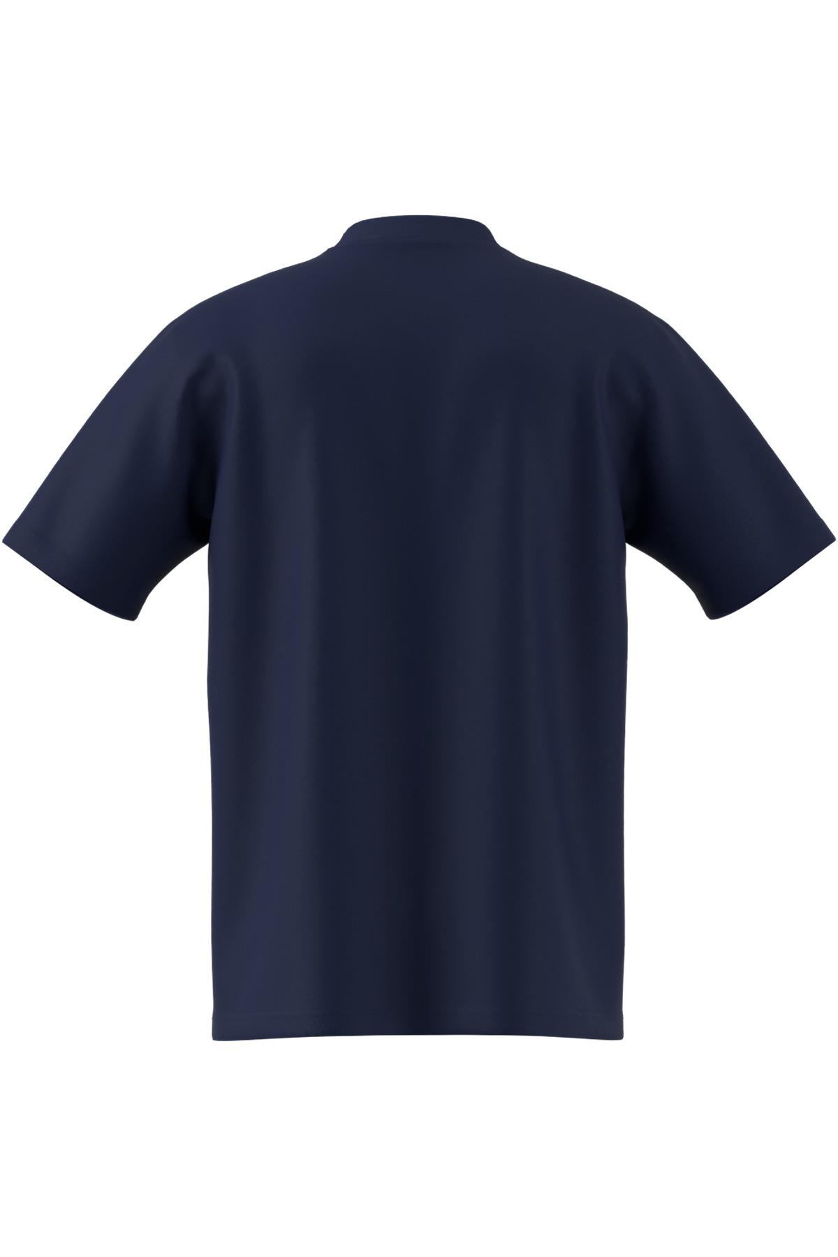 adidas Erkek  Mavi  T-shirt M SL SJ T JF1093