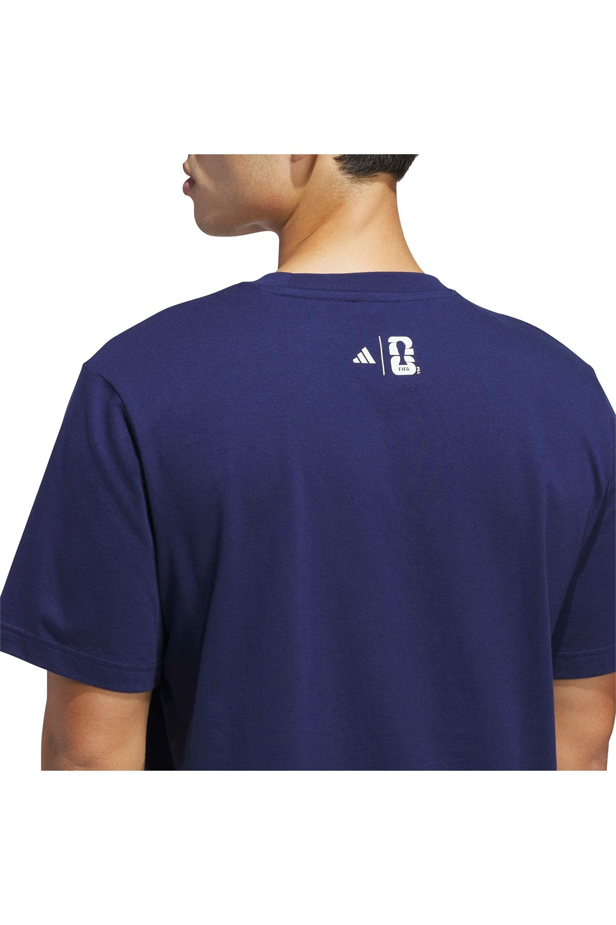 adidas  Erkek Mavi  T-shirt M WC TOUR TEE 2 KH3680