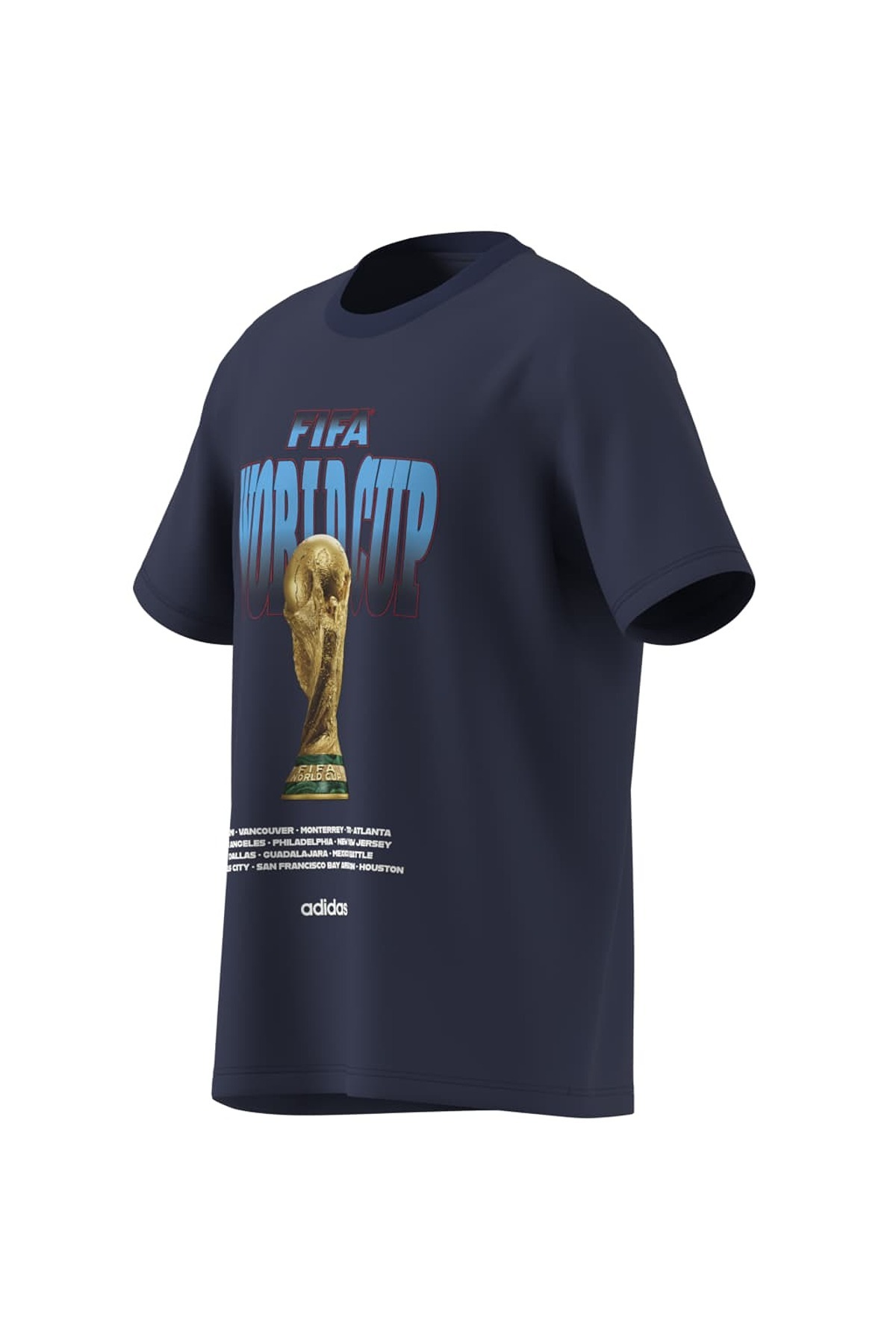 adidas  Erkek Mavi  T-shirt M WC TOUR TEE 2 KH3680