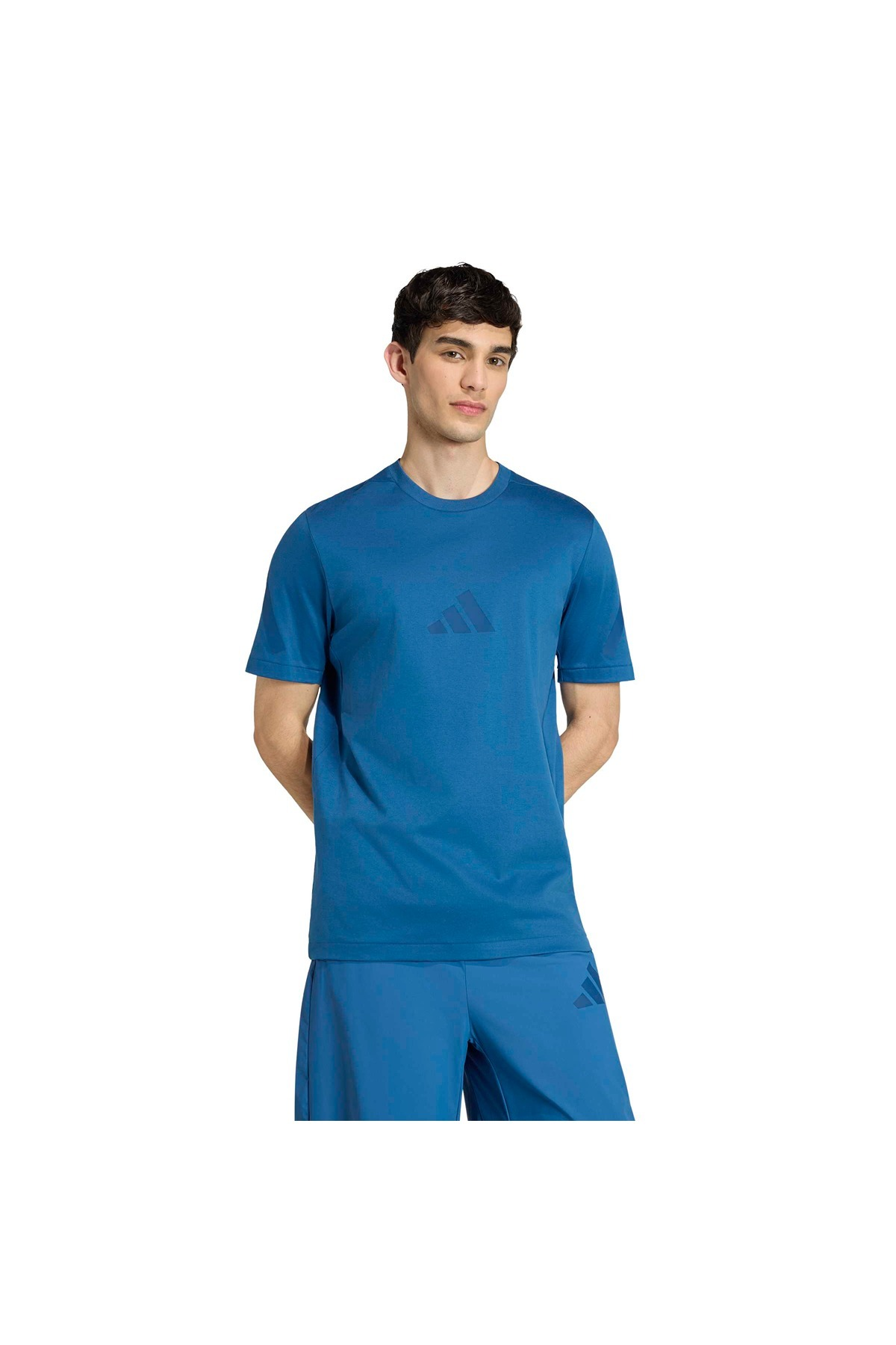 adidas Erkek  Mavi  T-shirt M Z.N.E. TEE KR0204