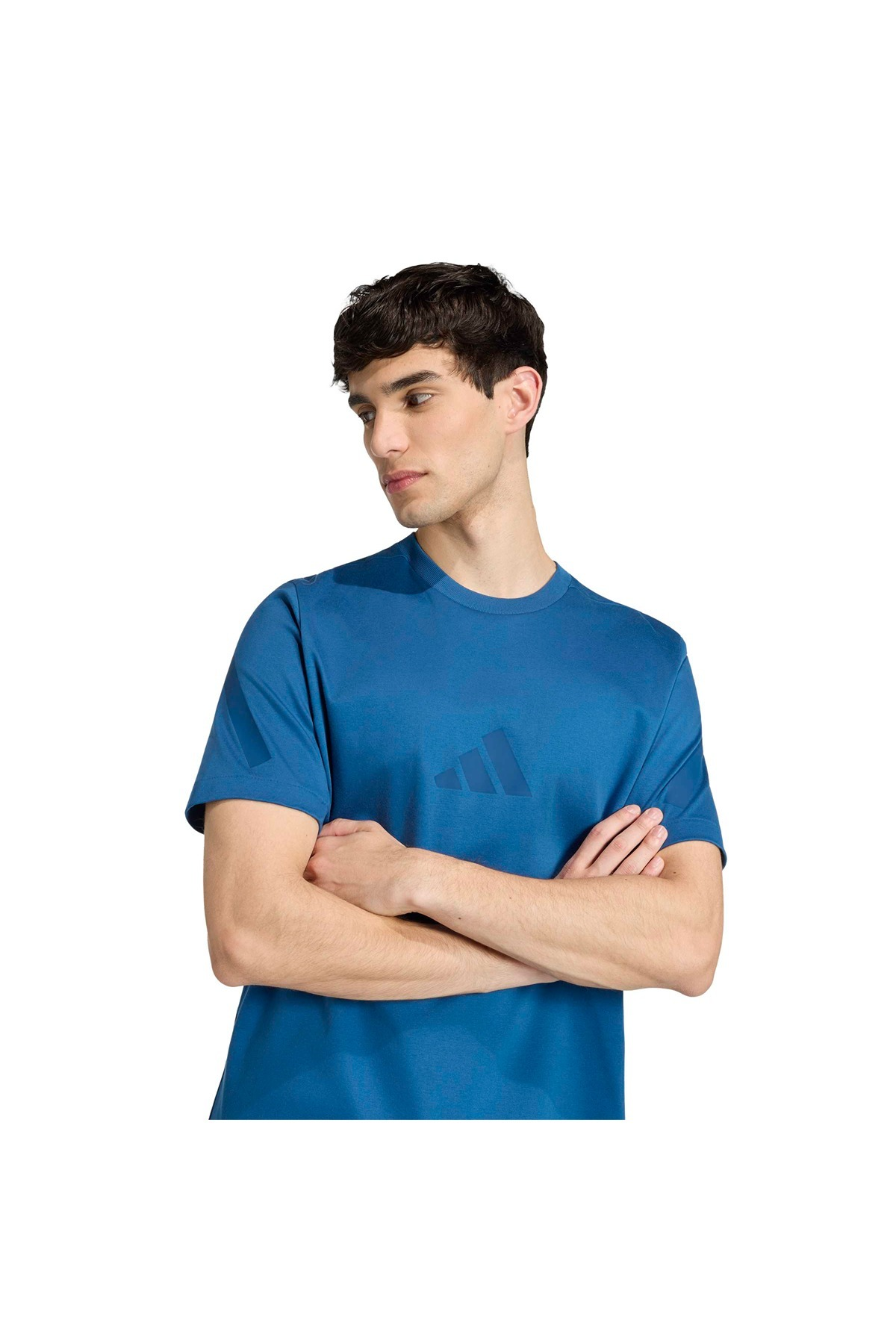 adidas Erkek  Mavi  T-shirt M Z.N.E. TEE KR0204