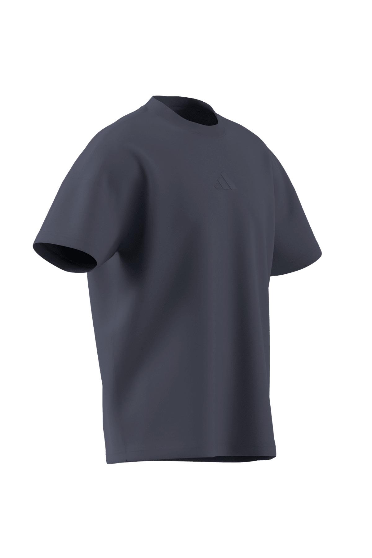 adidas Erkek  Mor  T-shirt M A SZN T JX5086