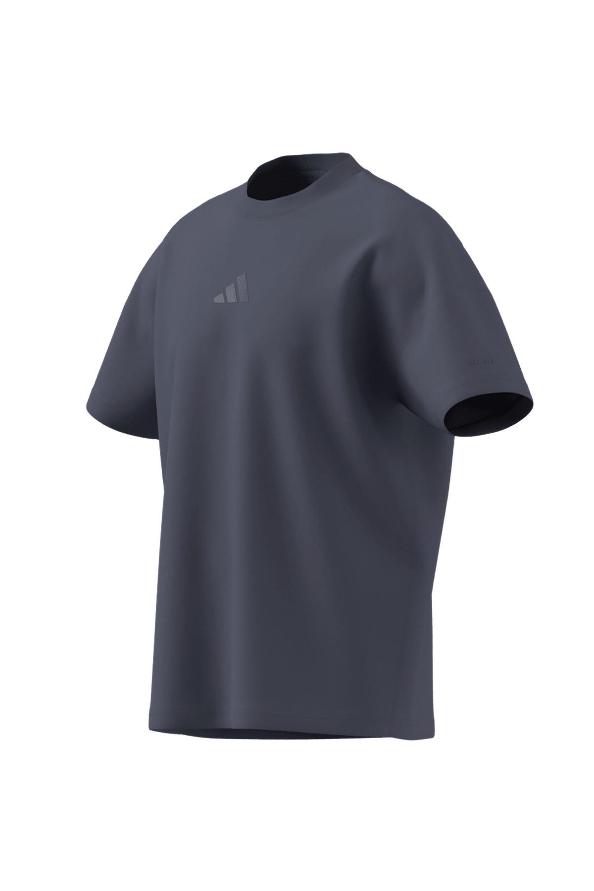 adidas Erkek  Mor  T-shirt M A SZN T JX5086