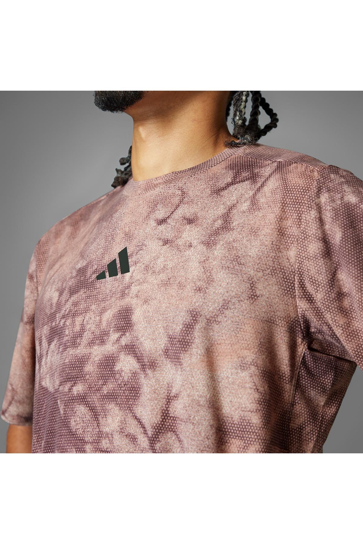 adidas Erkek  Pembe  T-Shirt POWER AOP TEE JP3341