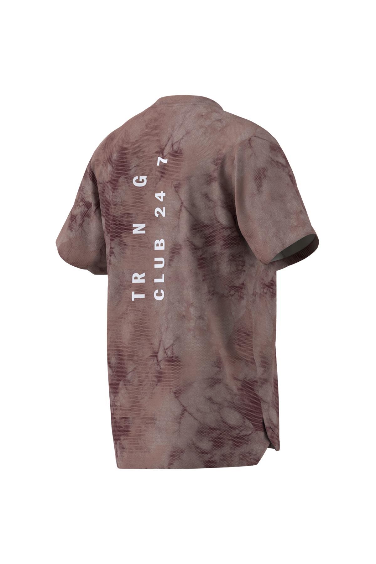 adidas Erkek  Pembe  T-Shirt POWER AOP TEE JP3341