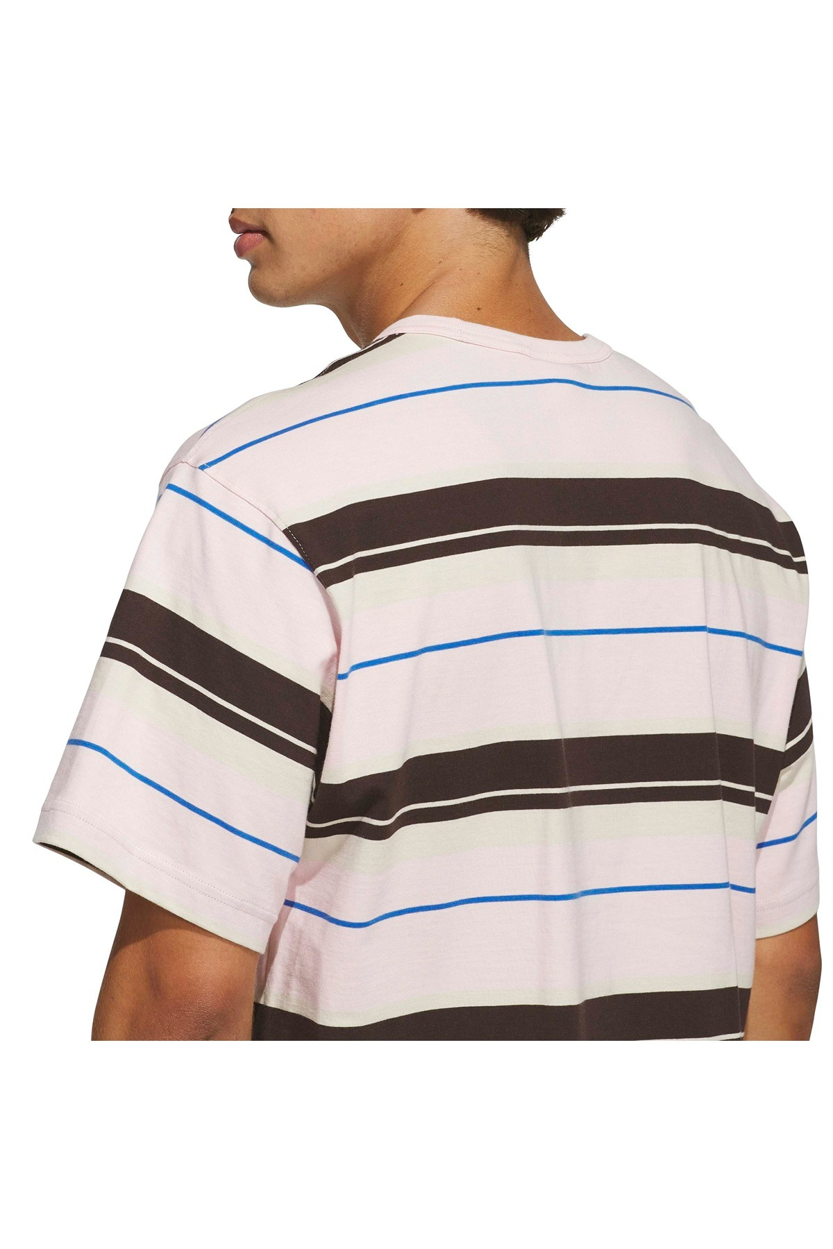 adidas Erkek  Pembe  T-shirt STRIPE TEE KX1269