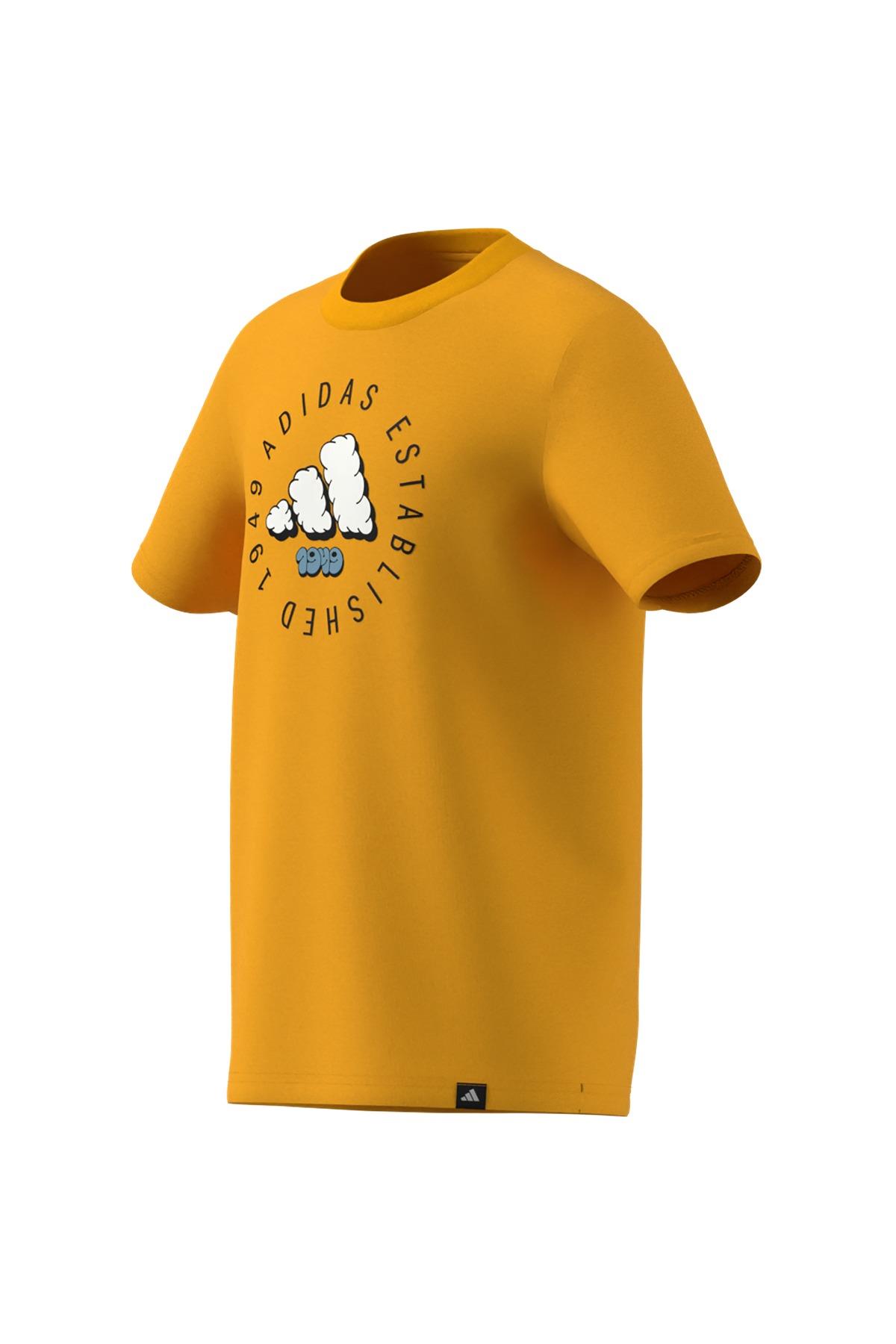 adidas Erkek  Sarı  T-Shirt J FUN TEE JI6688