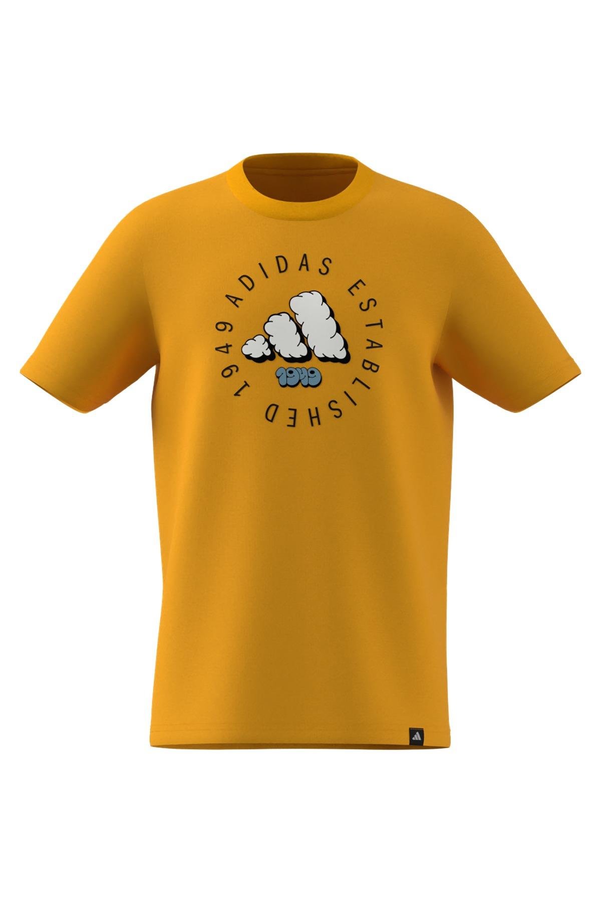 adidas Erkek  Sarı  T-Shirt J FUN TEE JI6688