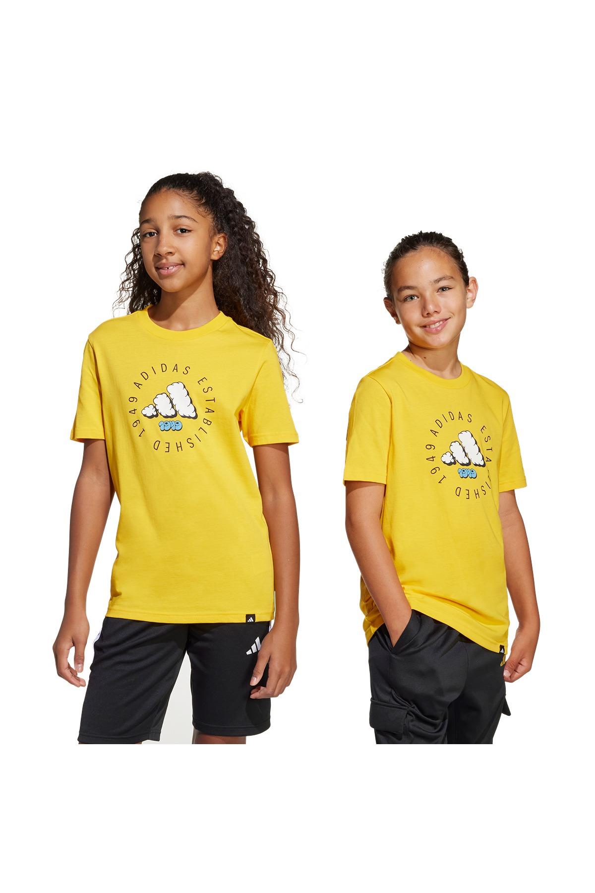 adidas Erkek  Sarı  T-Shirt J FUN TEE JI6688