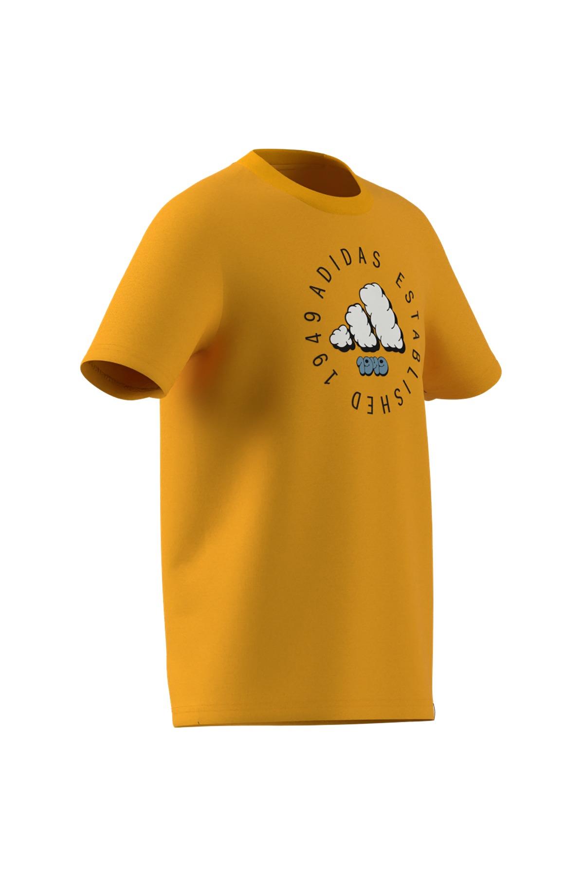 adidas Erkek  Sarı  T-Shirt J FUN TEE JI6688