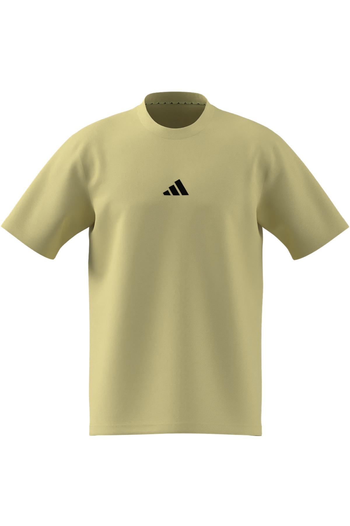 adidas Erkek Sarı  T-Shirt M SL SJ T JD1777