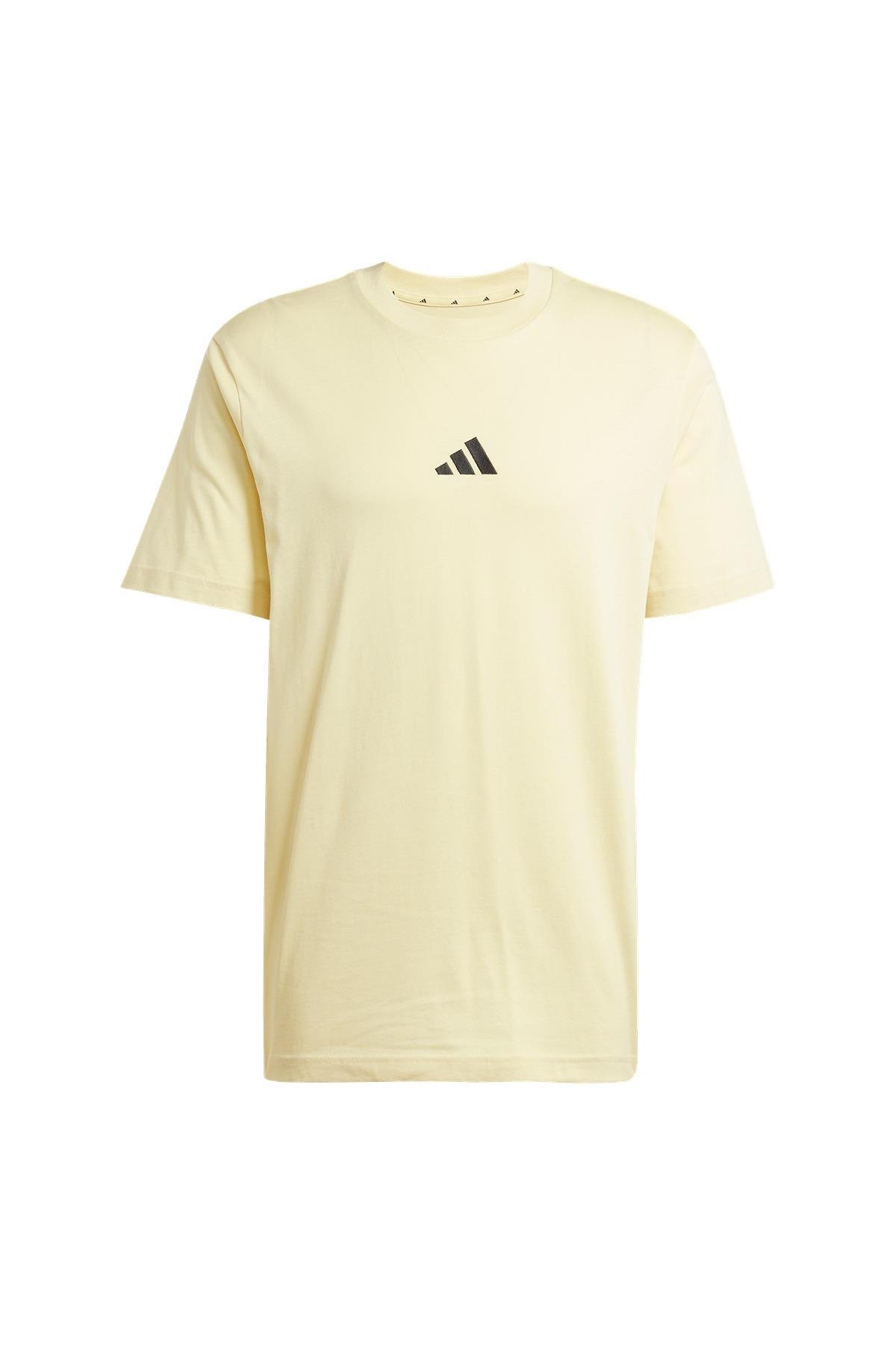 adidas Erkek Sarı  T-Shirt M SL SJ T JD1777