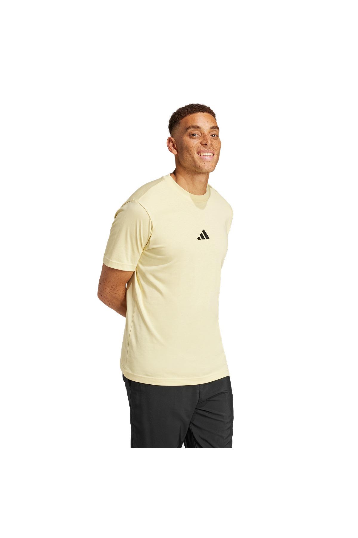 adidas Erkek Sarı  T-Shirt M SL SJ T JD1777