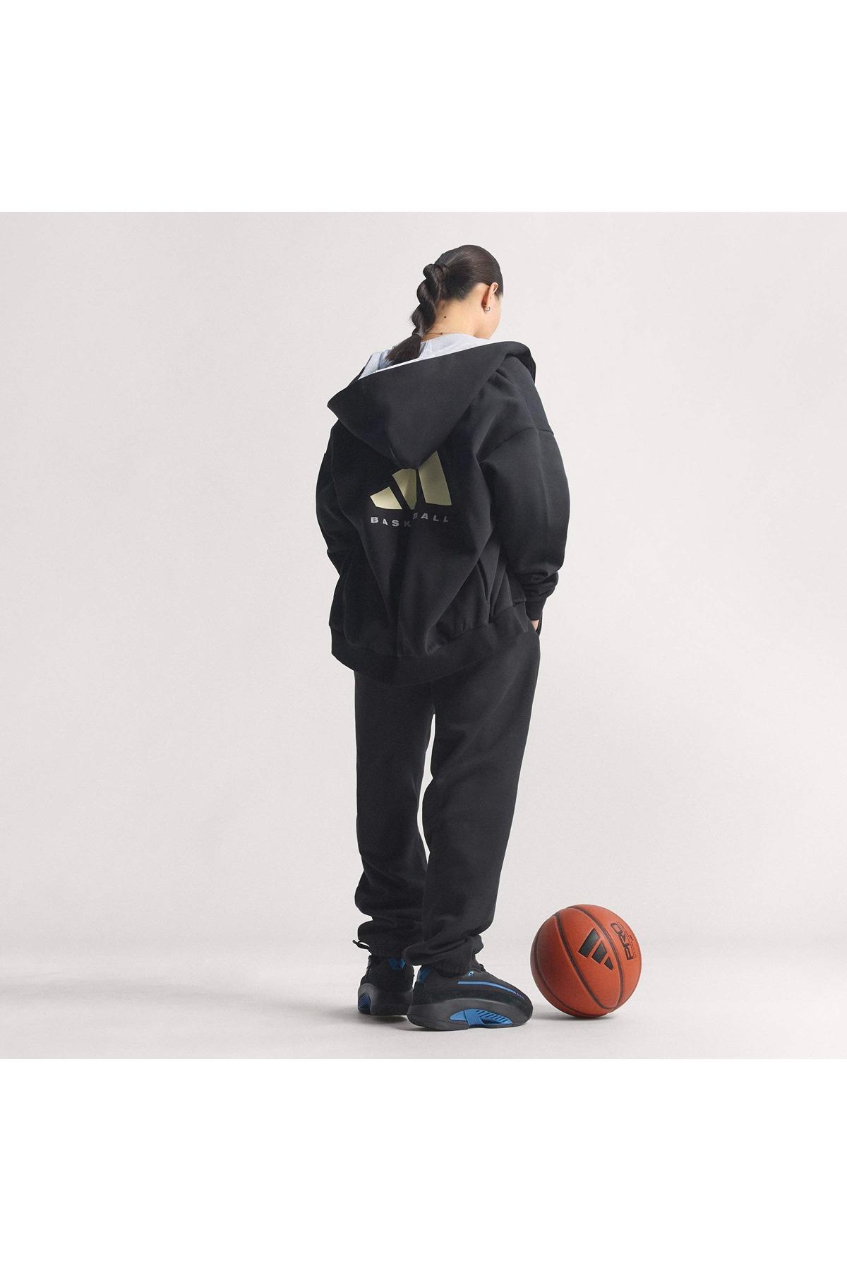 adidas Erkek Siyah Ceket ADIDAS FZ HOODY KB3064