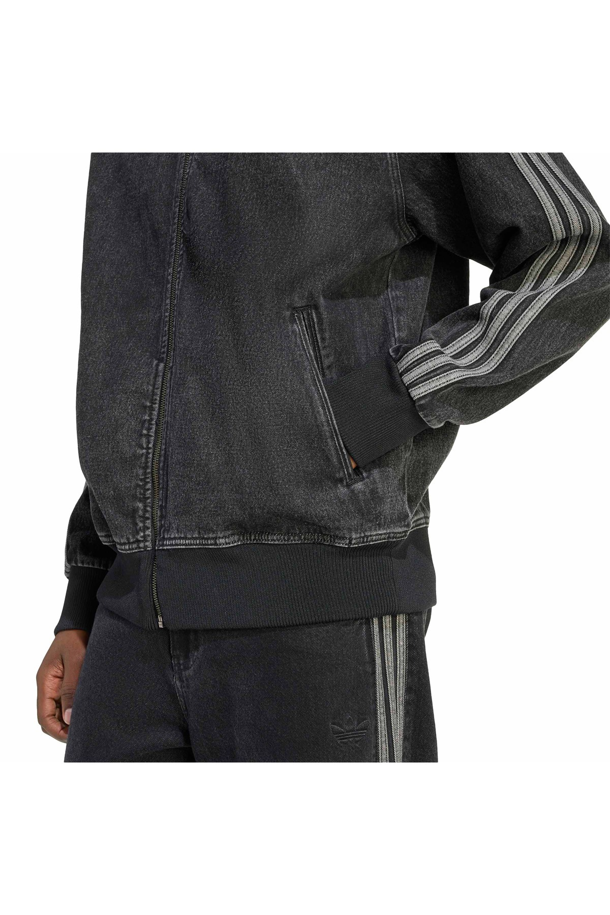 adidas  Erkek Siyah  Ceket DENIM FB TT KD1516
