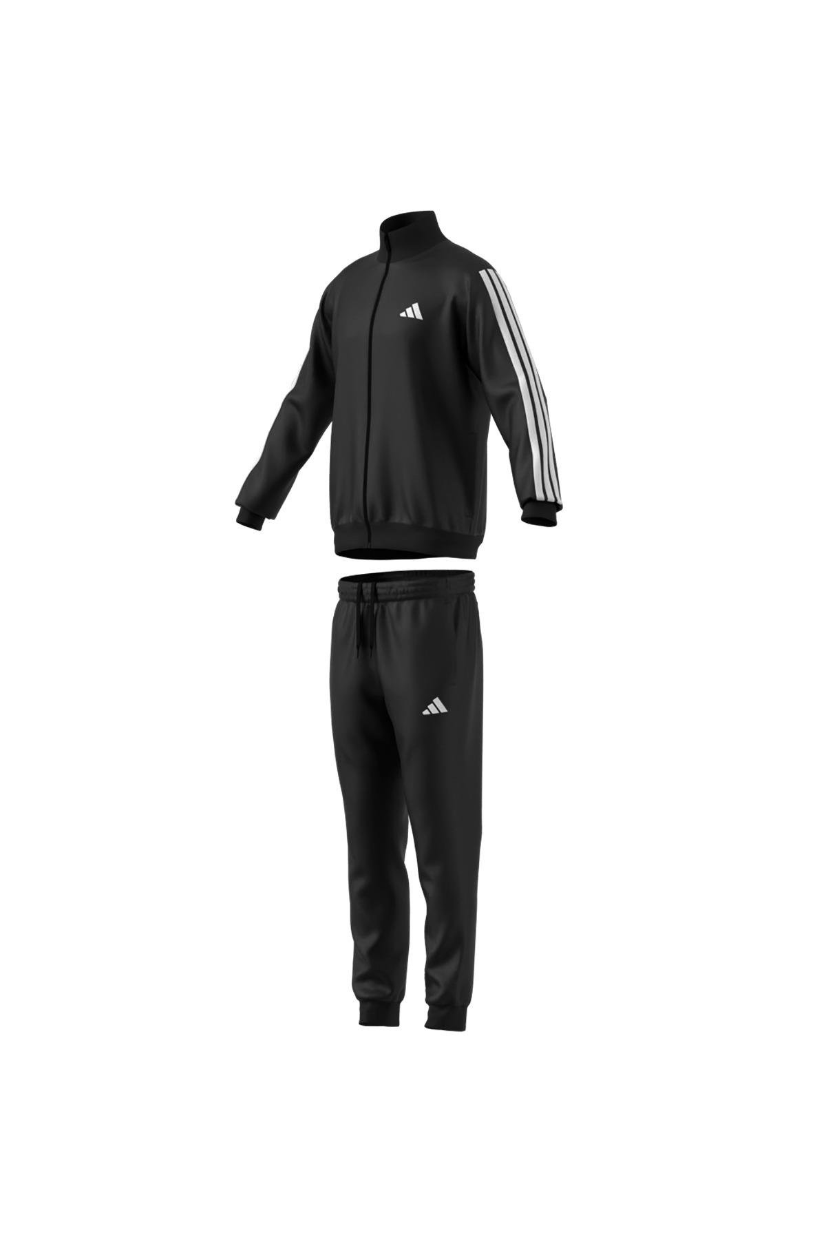 adidas Erkek  Siyah  Eşofman M 3S FT TT TS JC5375