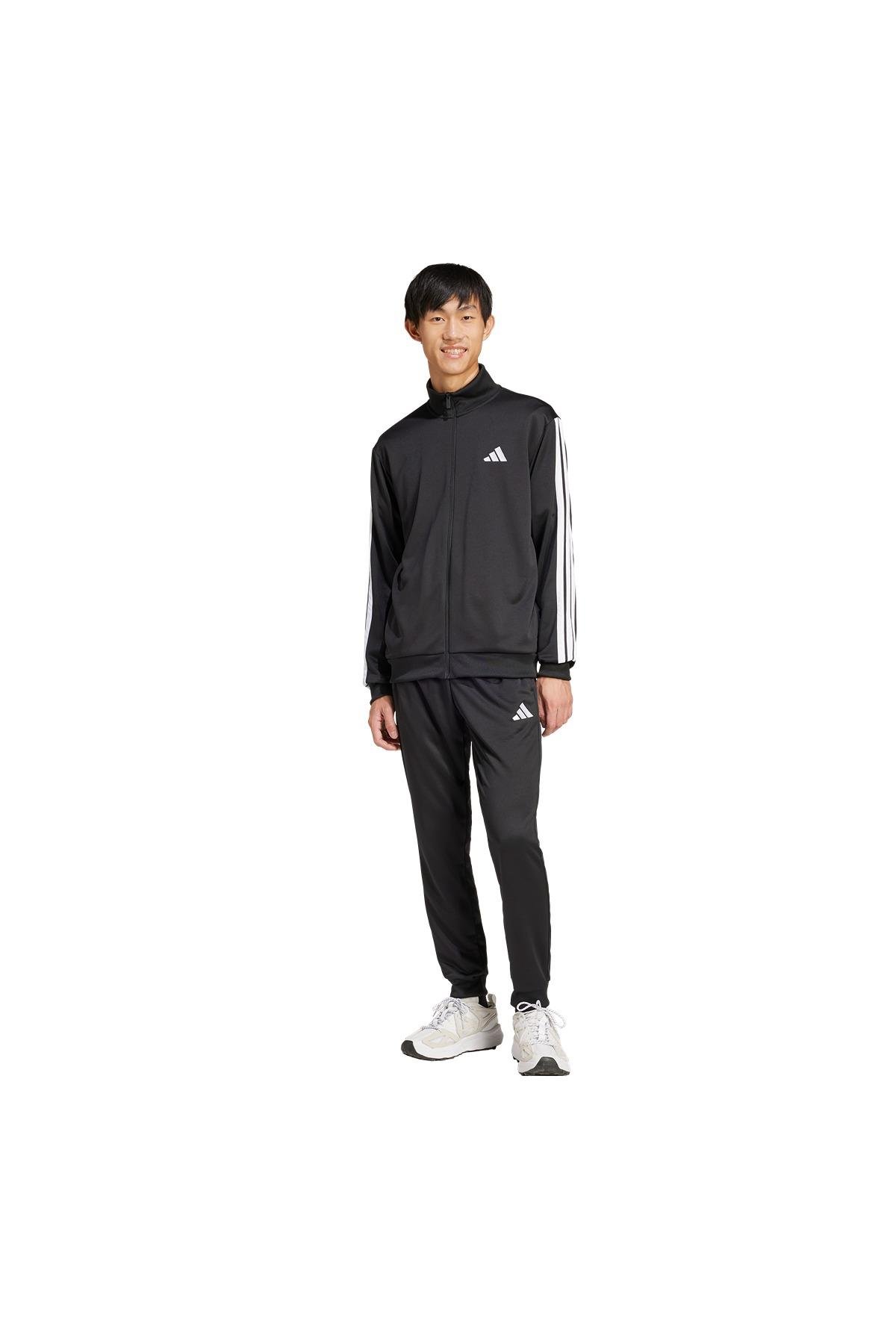 adidas Erkek  Siyah  Eşofman M 3S FT TT TS JC5375