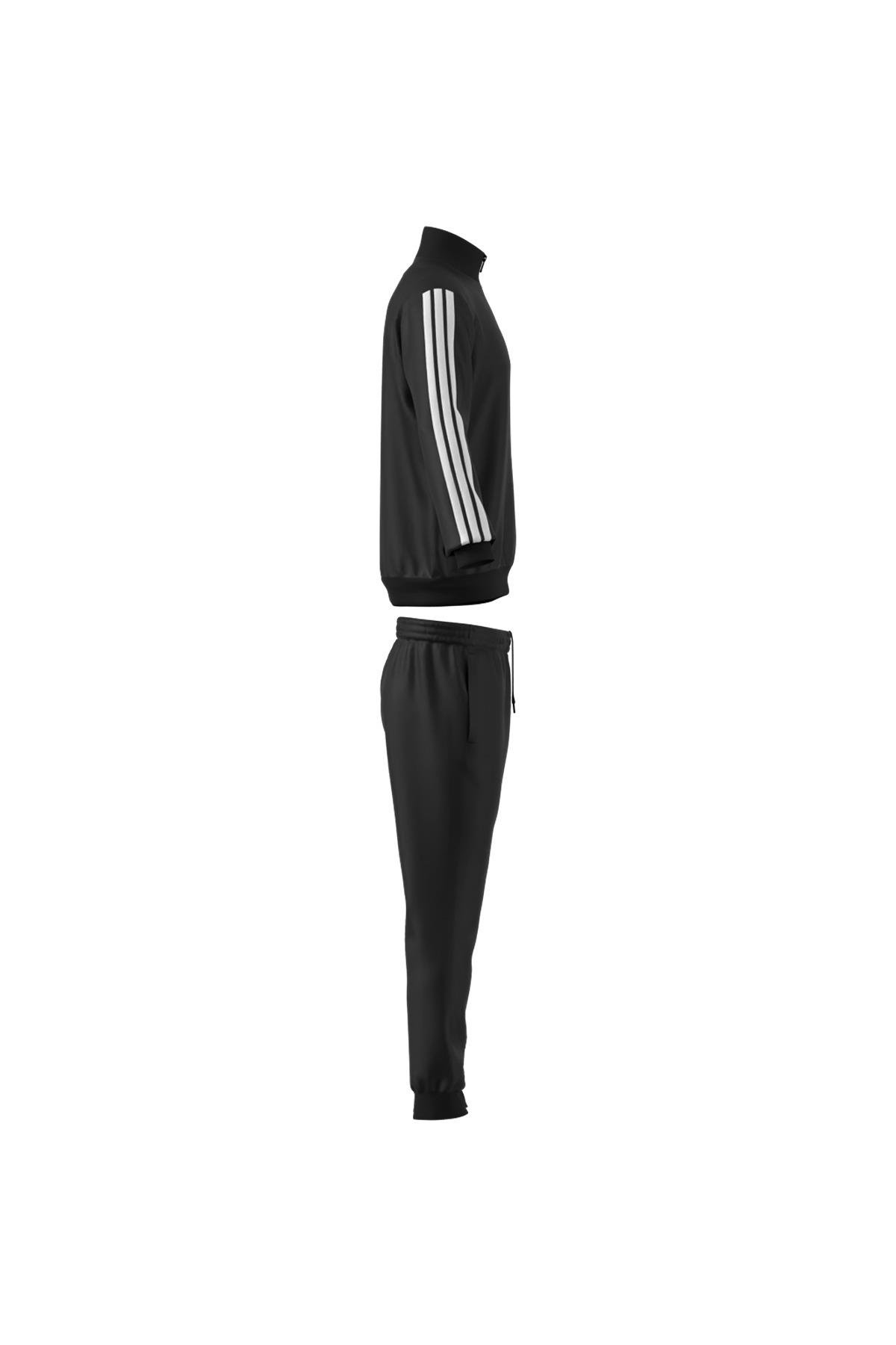 adidas Erkek  Siyah  Eşofman M 3S FT TT TS JC5375