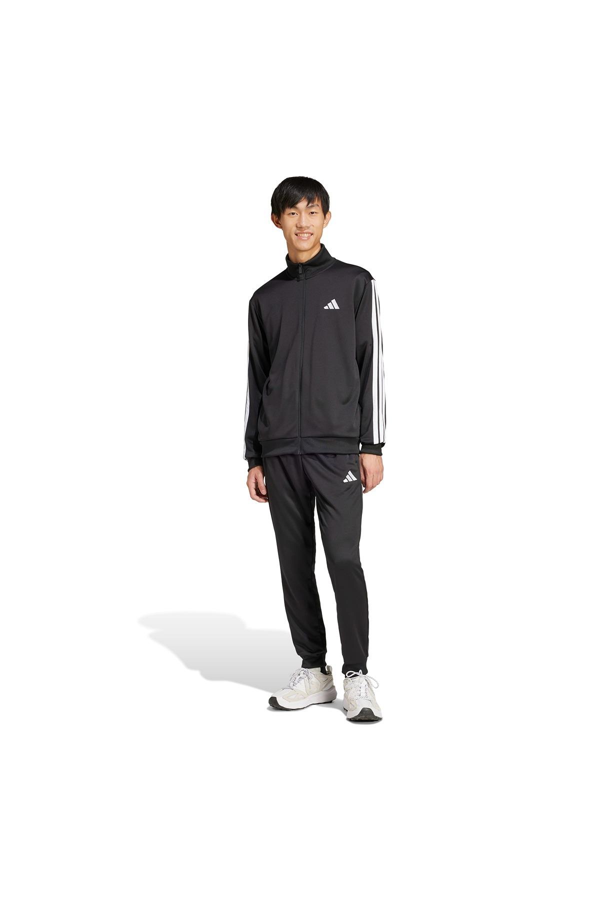 adidas Erkek  Siyah  Eşofman M 3S FT TT TS JC5375