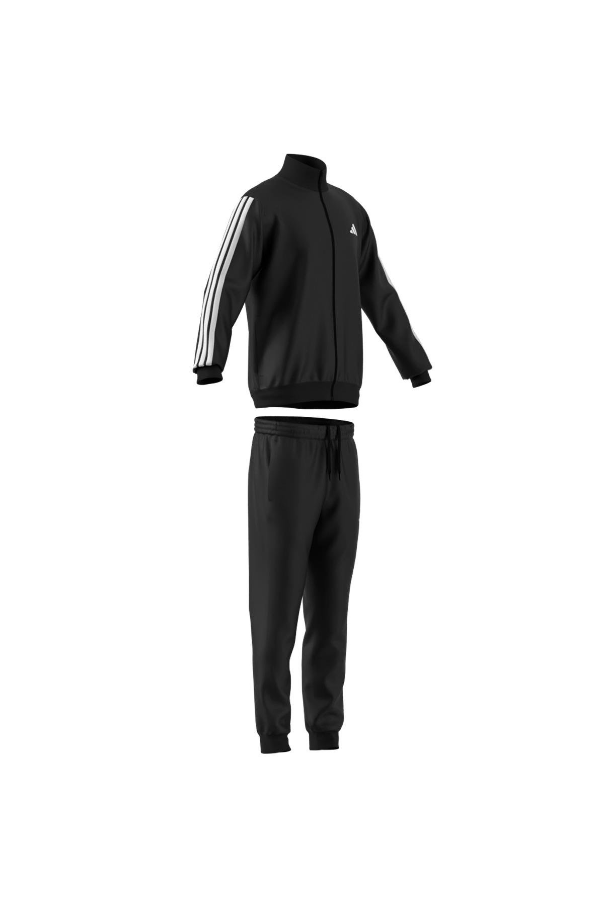 adidas Erkek  Siyah  Eşofman M 3S FT TT TS JC5375