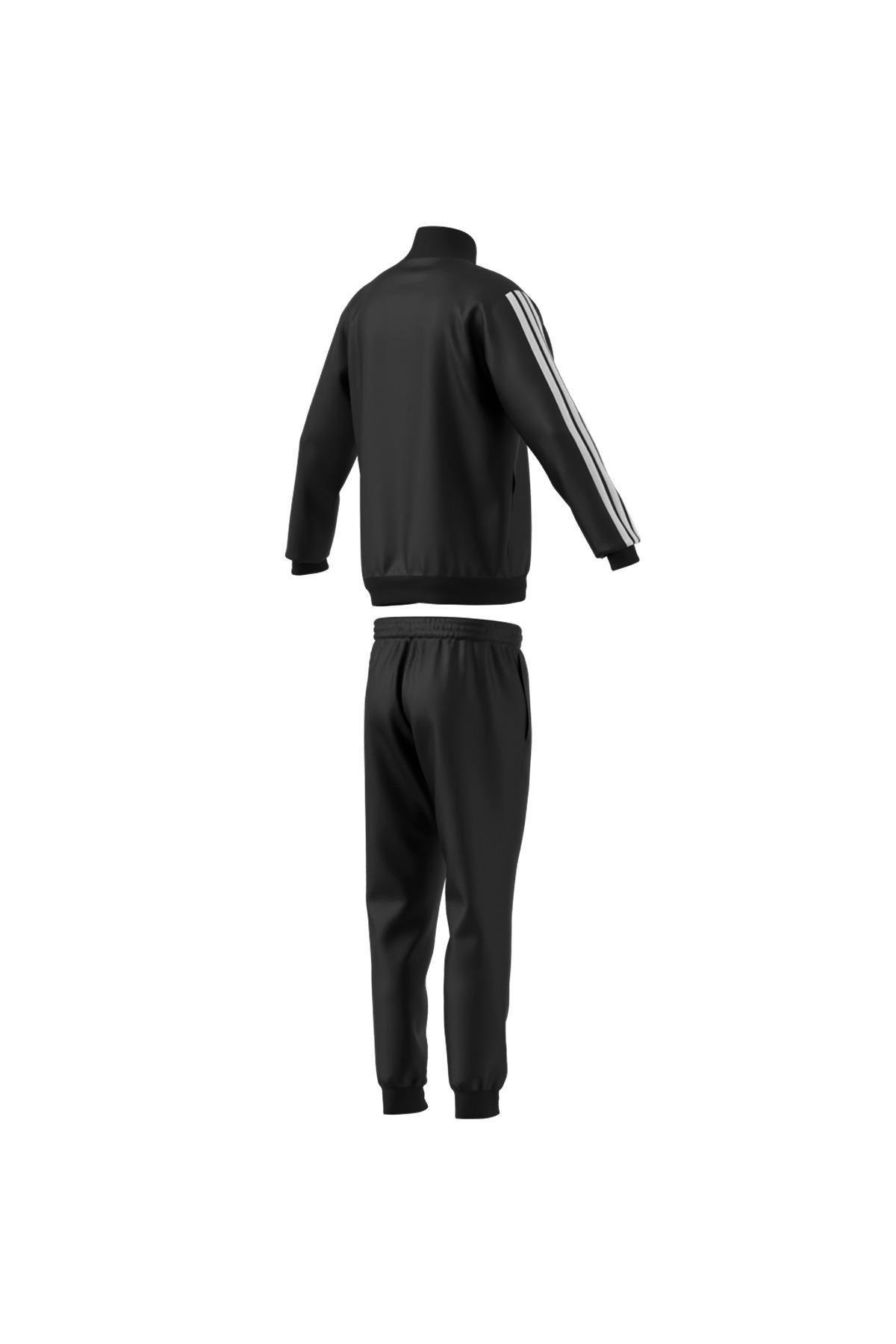 adidas Erkek  Siyah  Eşofman M 3S FT TT TS JC5375