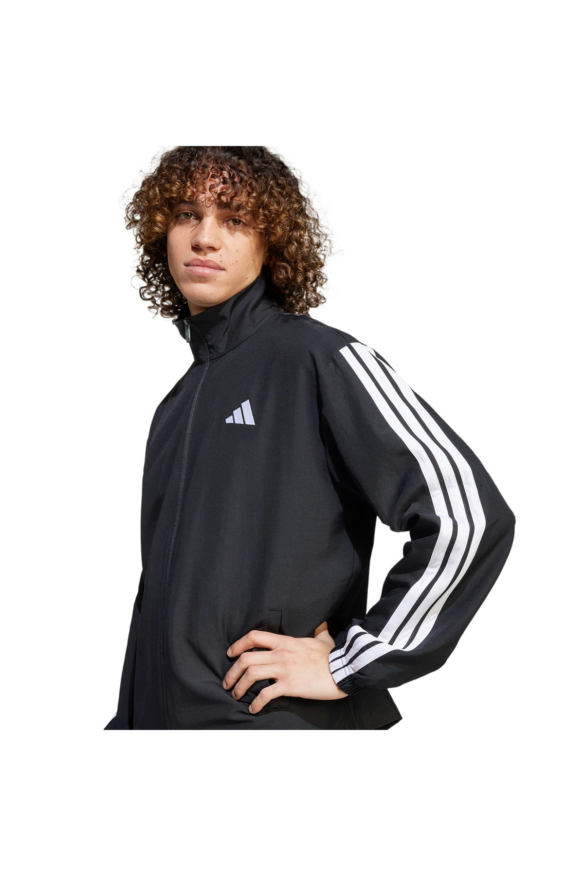 adidas Erkek  Siyah  Eşofman M 3S WV TT TS JI8849