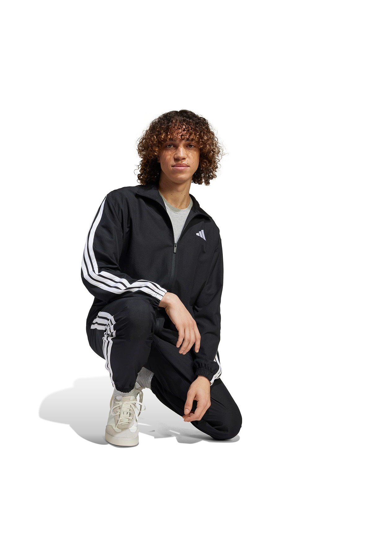 adidas Erkek  Siyah  Eşofman M 3S WV TT TS JI8849