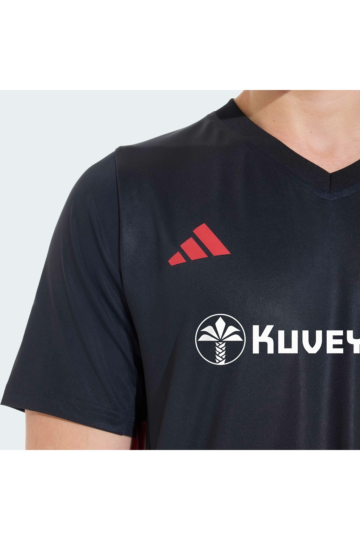 adidas Erkek  Siyah  Forma CUQuickset SS M TVF KM7473