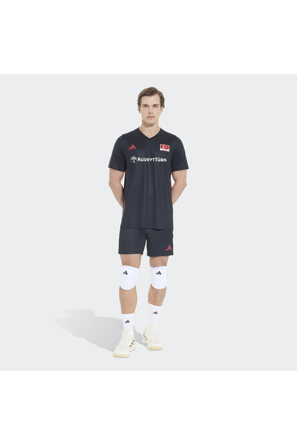 adidas Erkek  Siyah  Forma CUQuickset SS M TVF KM7473