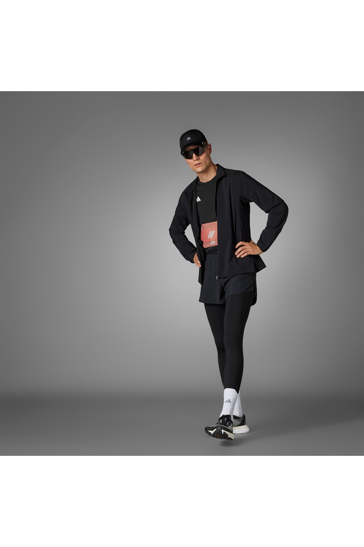 adidas Erkek  Siyah  Koşu Ayakkabısı ADIZERO E L TGT IN1164