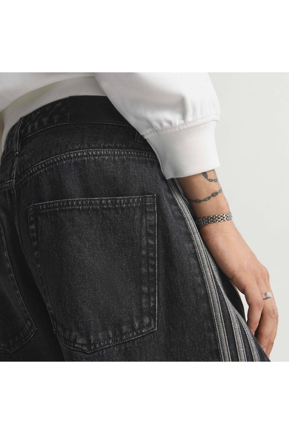 adidas Erkek  Siyah  Pantolon FIREBIRD JEANS KD1497