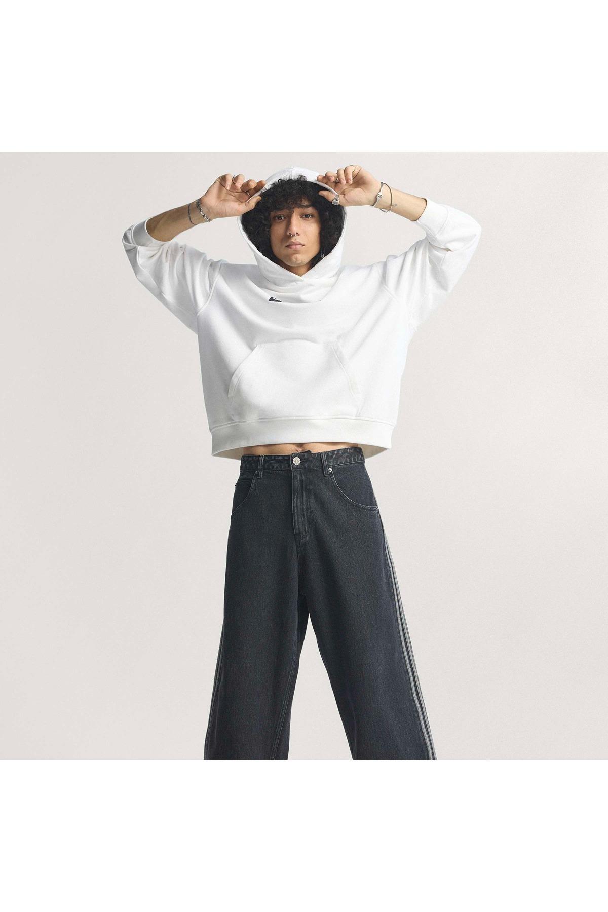 adidas Erkek  Siyah  Pantolon FIREBIRD JEANS KD1497