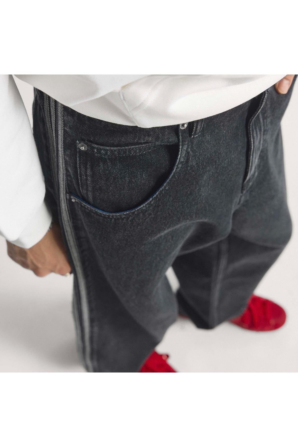 adidas Erkek  Siyah  Pantolon FIREBIRD JEANS KD1497