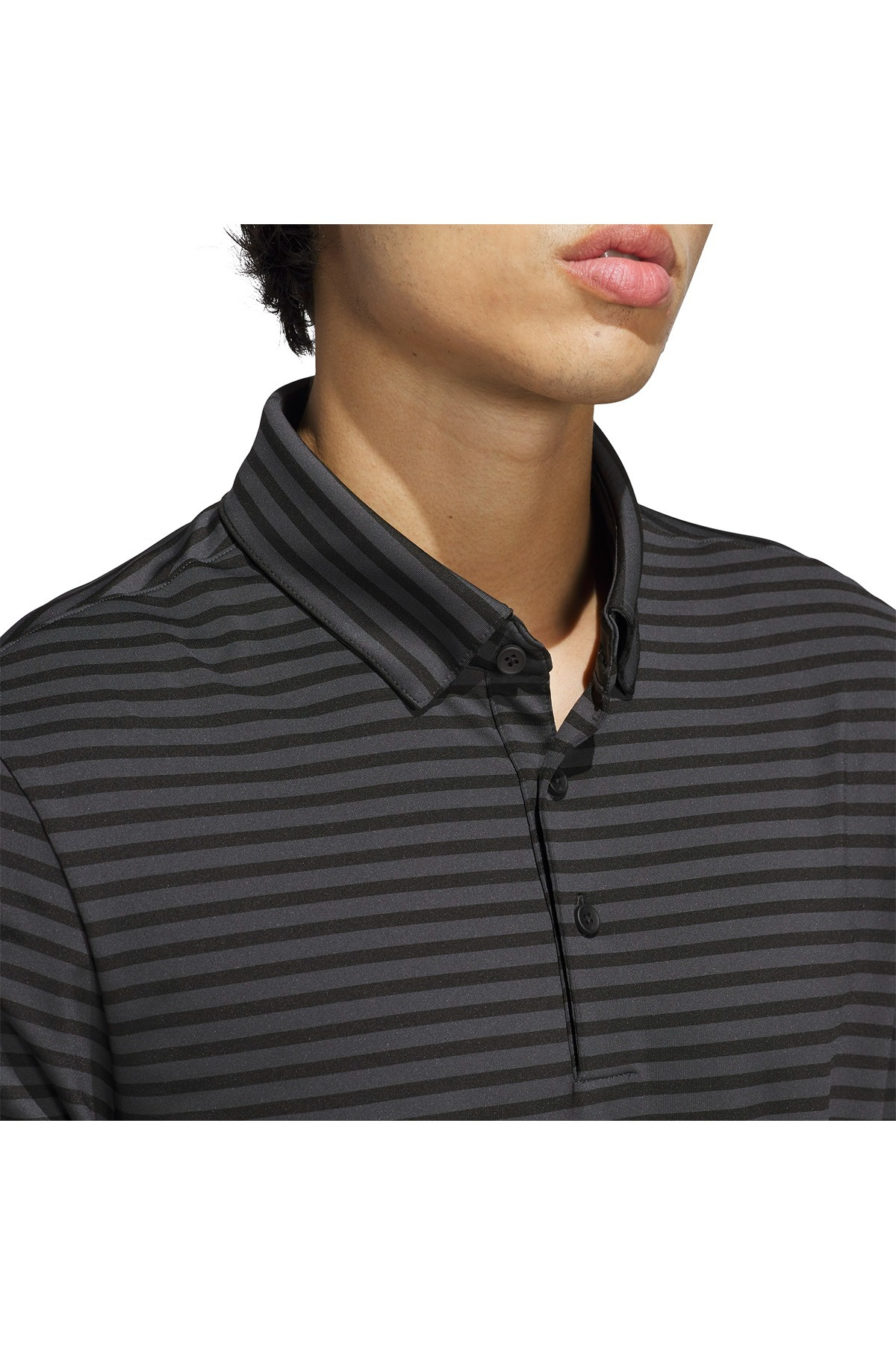 adidas Erkek  Siyah  Polo T-shirt ULT STRIPE POLO JF4891