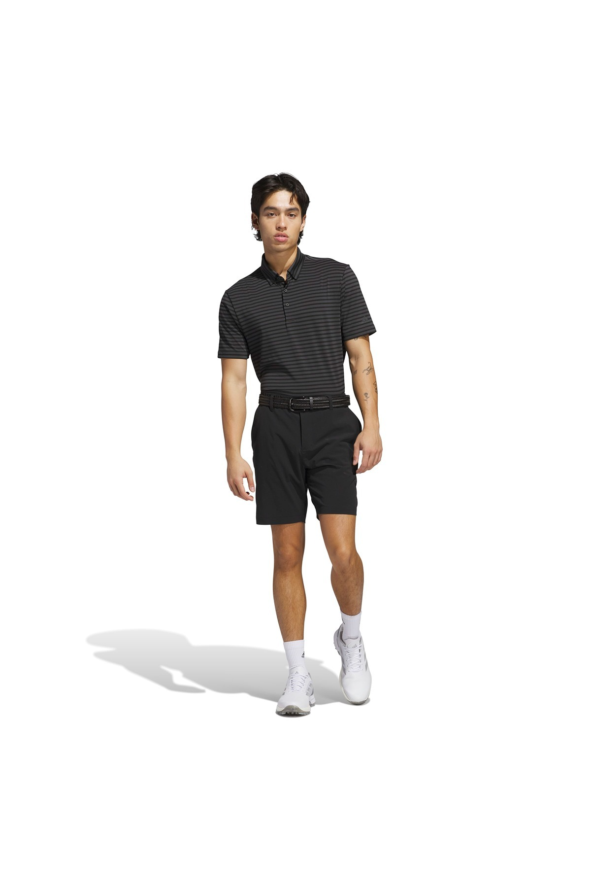 adidas Erkek  Siyah  Polo T-shirt ULT STRIPE POLO JF4891