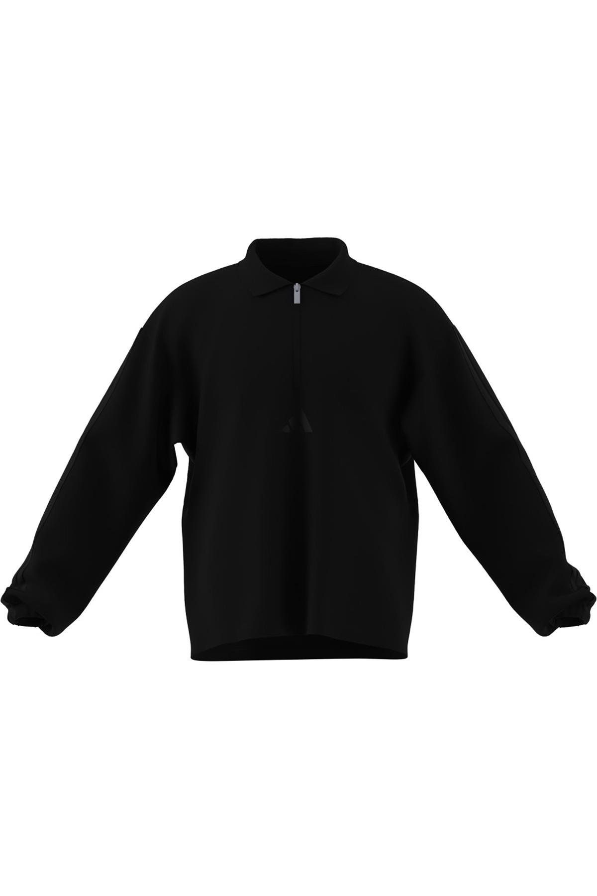 adidas  Erkek Siyah  Sweatshirt M A SZN W FT HZ JY1722
