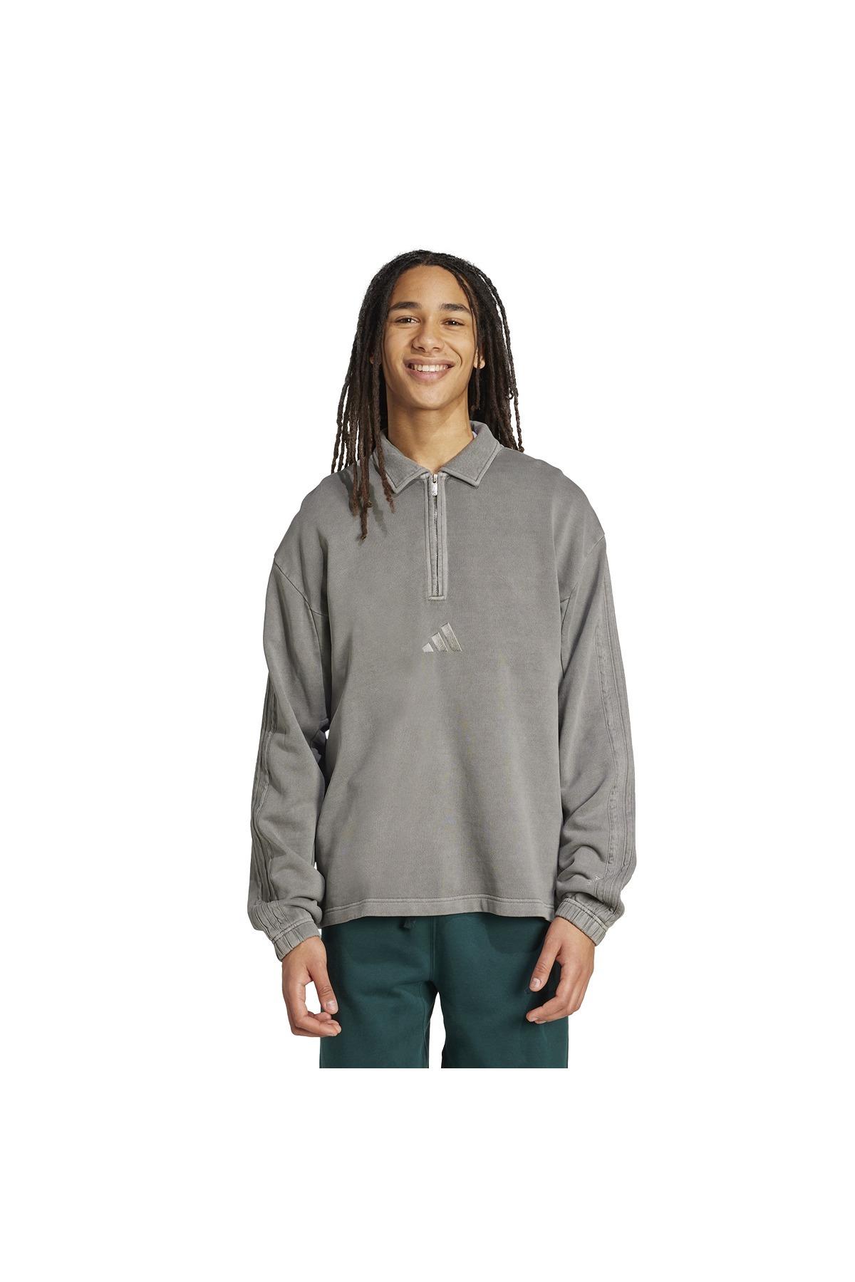 adidas  Erkek Siyah  Sweatshirt M A SZN W FT HZ JY1722