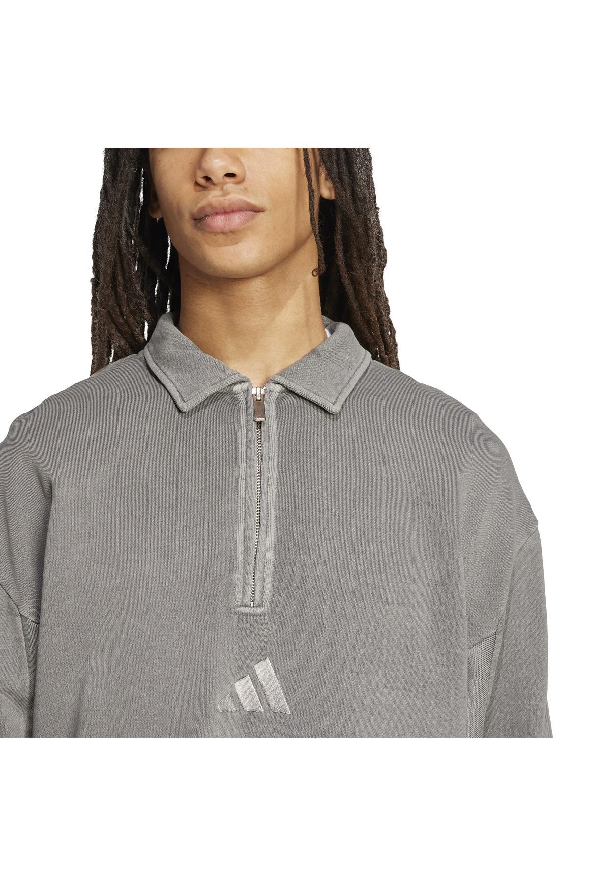 adidas  Erkek Siyah  Sweatshirt M A SZN W FT HZ JY1722
