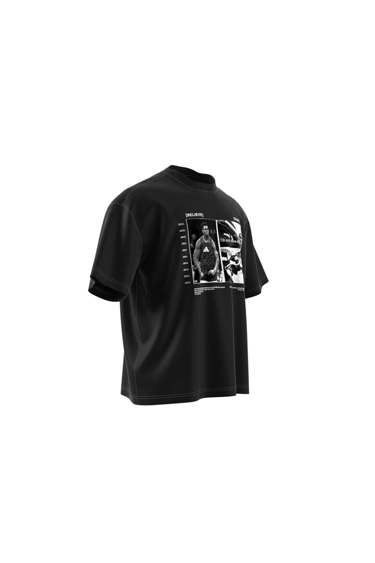 adidas Erkek  Siyah  T-shirt ANTED GFX TEE 2 JW2931