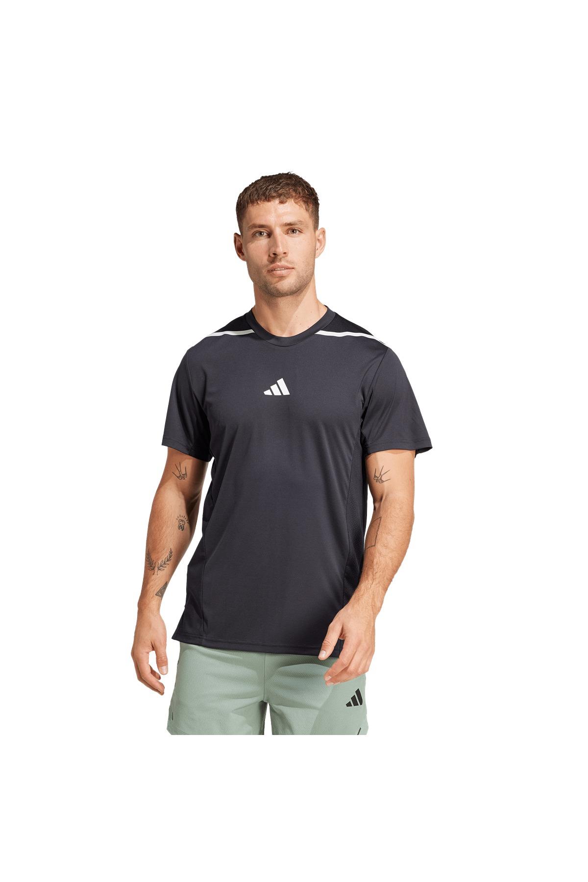 adidas Erkek  Siyah  T-shirt D4T PS TEE JI8229