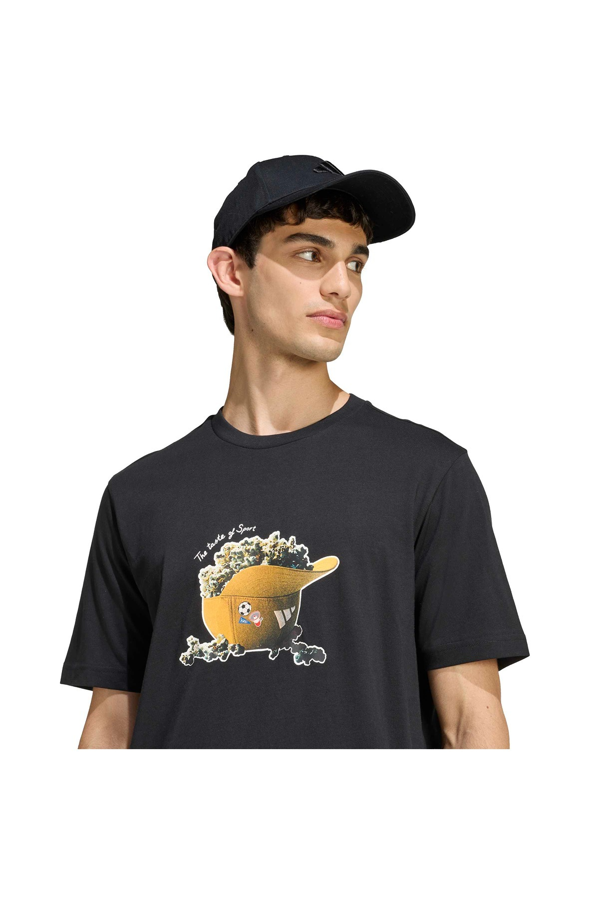adidas Erkek Siyah  T-shirt M POPCORN T KD3928