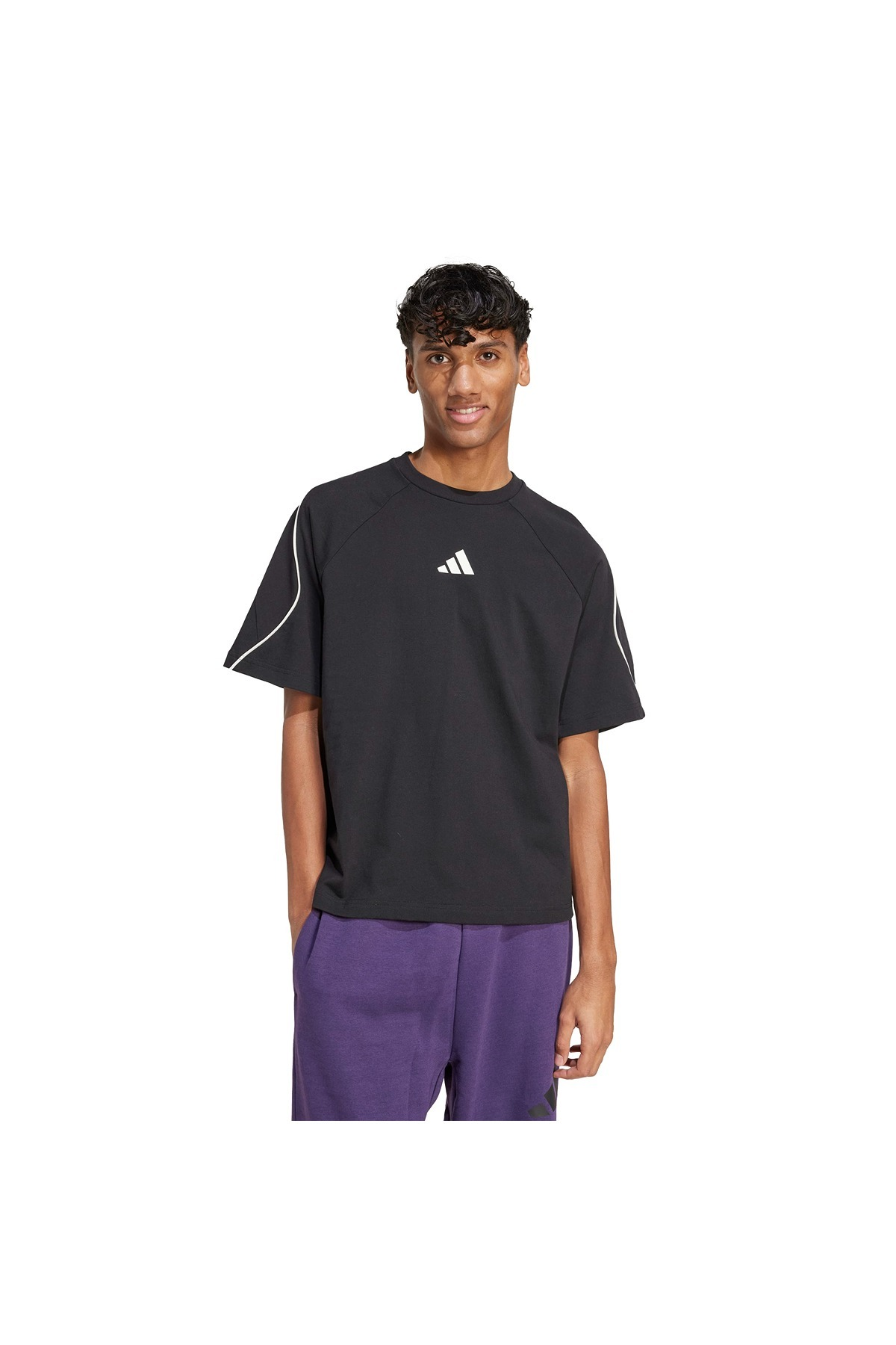 adidas  Erkek  Siyah  T-shirt M STADIUM TEE JN1824
