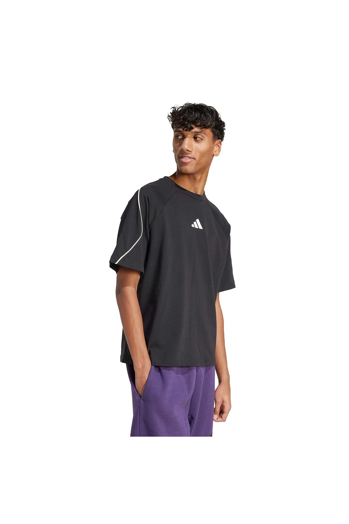 adidas  Erkek  Siyah  T-shirt M STADIUM TEE JN1824