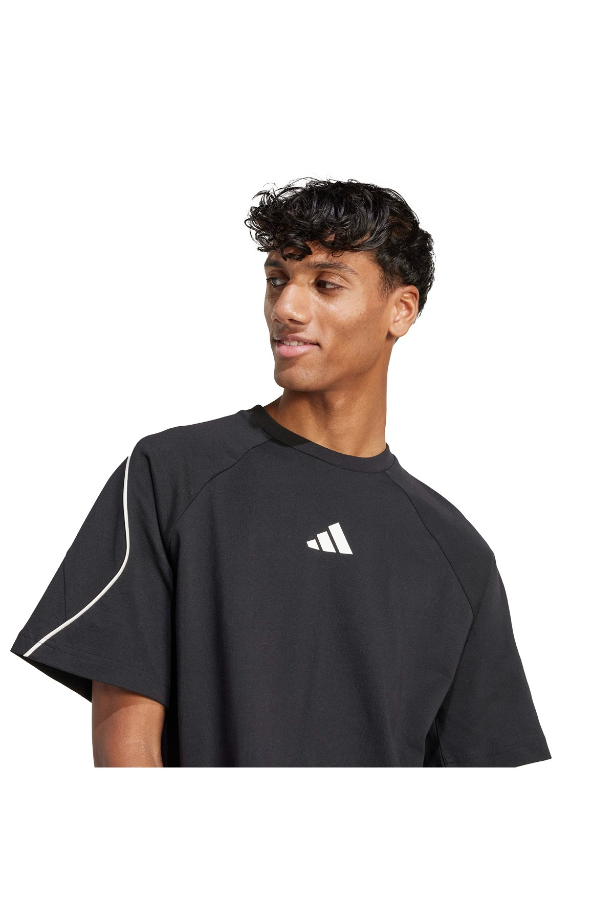 adidas  Erkek  Siyah  T-shirt M STADIUM TEE JN1824