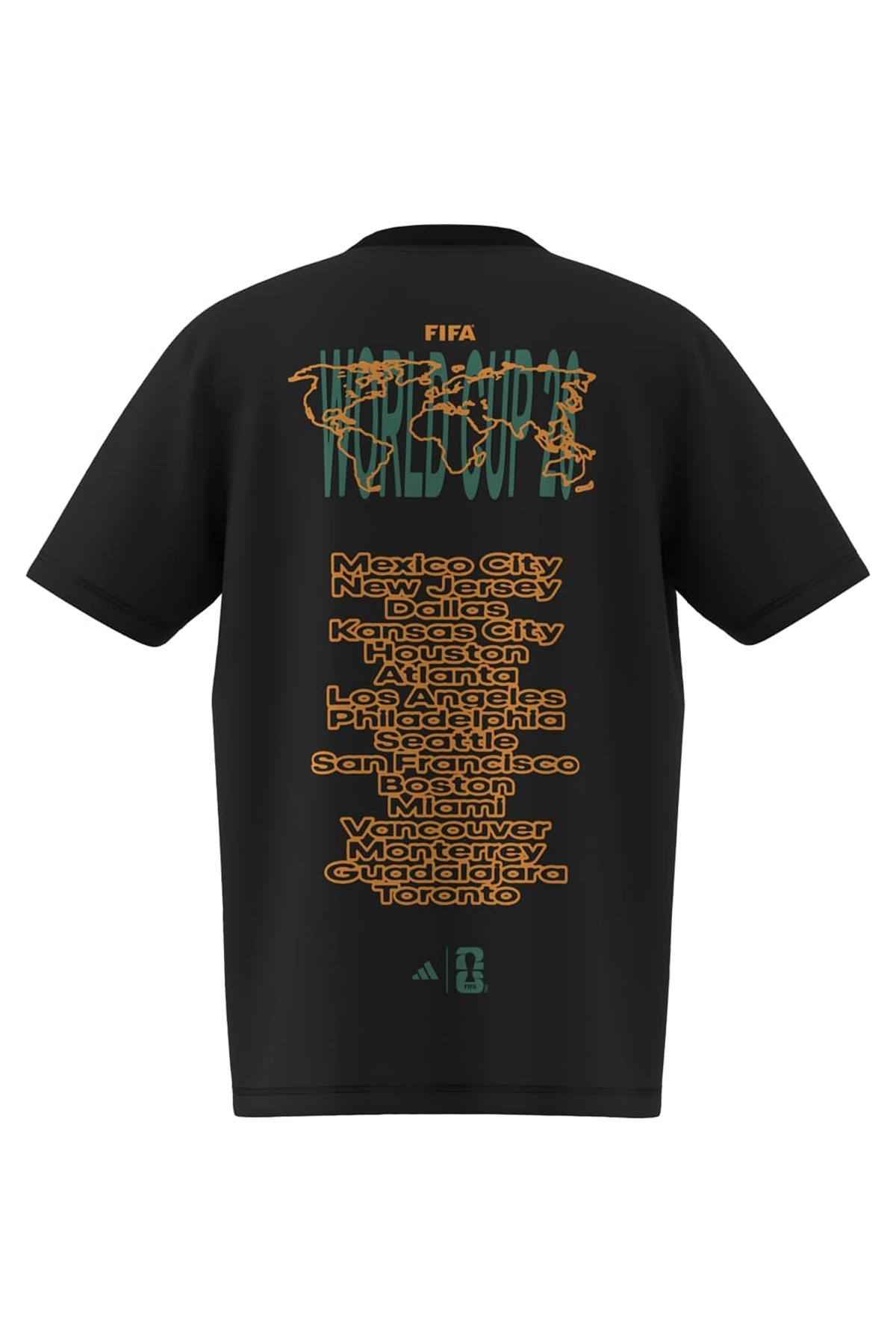 adidas Erkek  Siyah  T-shirt M WC TOUR TEE 1 KE1808